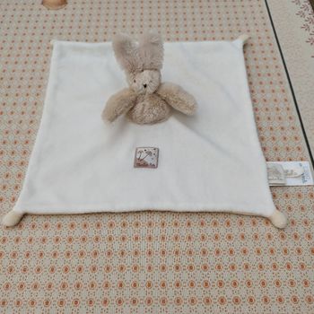 Doudou plat lapin Basile et Lola moulin roty