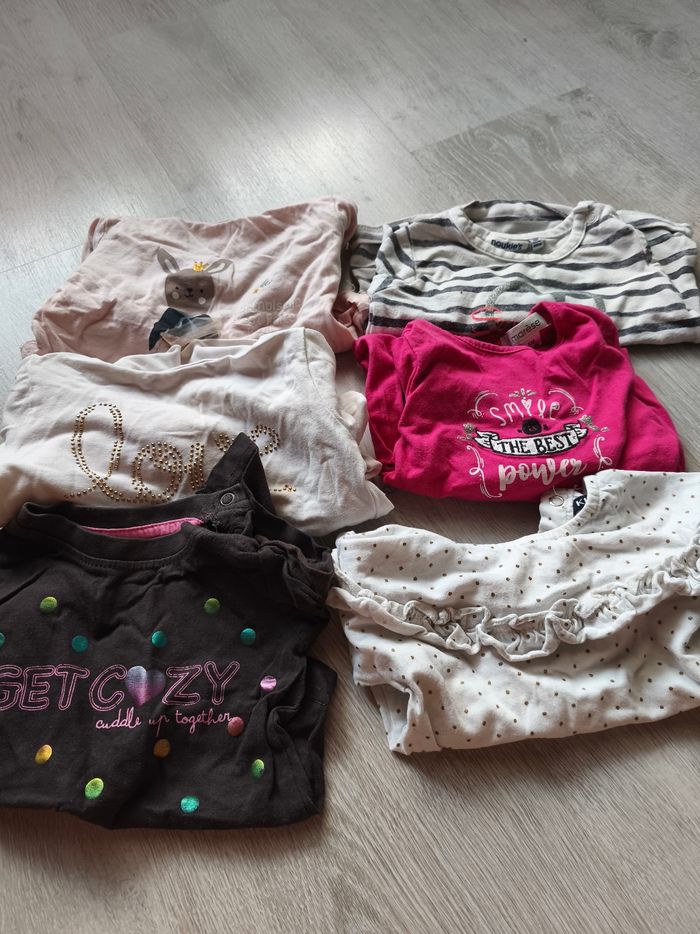 Lot pull fin automne printemps fille