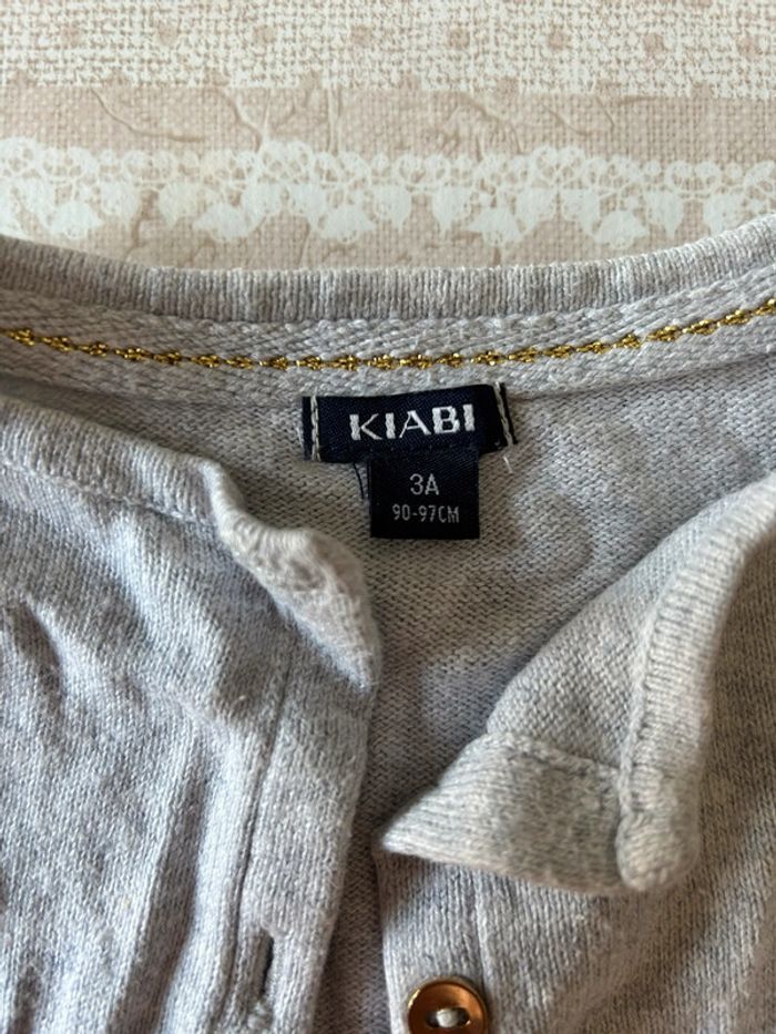 Gilet gris Kiabi - photo numéro 3