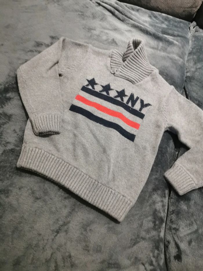 Pull col bien chaud 8 ans