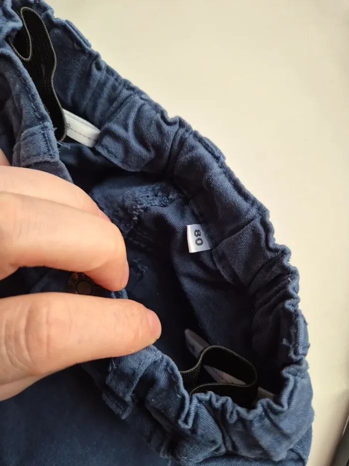 Pantalon chino marine 80cm - photo numéro 3