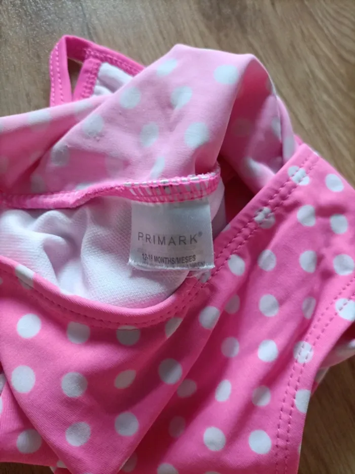 Maillot de bain 1 pièce 12 18 mois Primark style barbie - photo numéro 5
