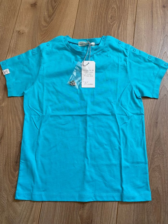T-shirt à pressions enfant pour soins médicaux