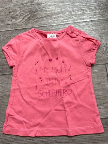 Tshirt manches courtes Kiabi 1 mois