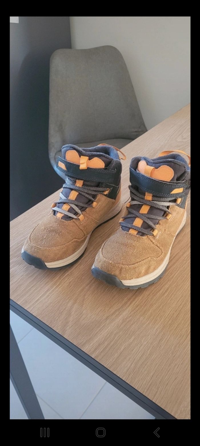Chaussure randonnée cuir 34