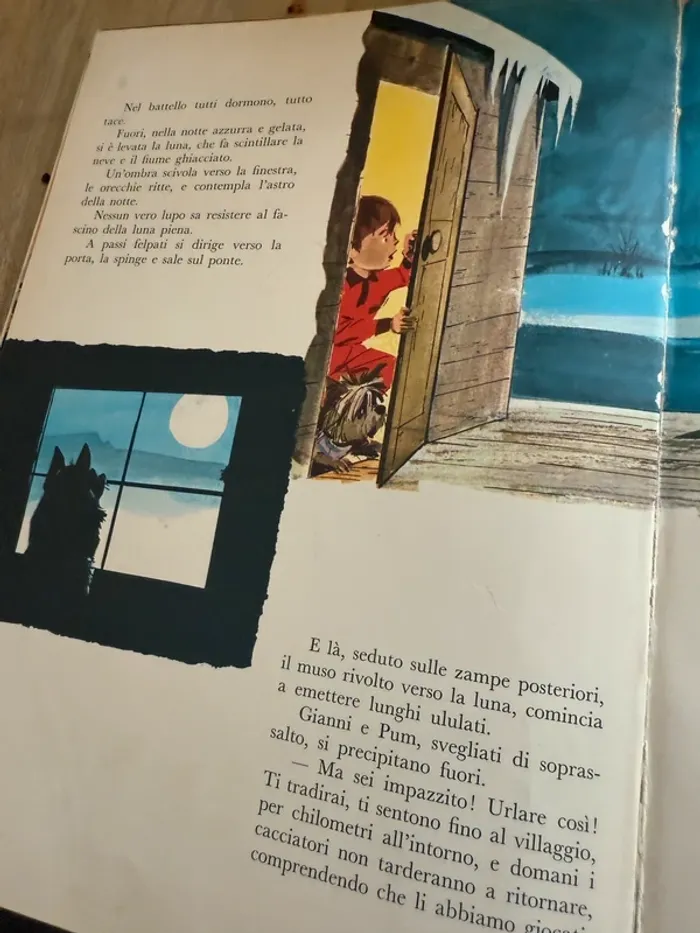 Livre Pierre Probst Caroline Fanfan ancien italien Gianni e l’ultimo lupo vintage - photo numéro 11