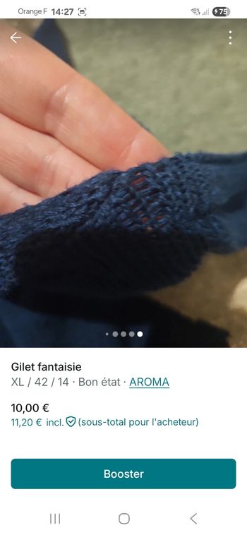Gilet fantaisie