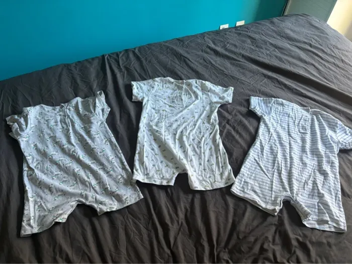 Lot de 3 combinaisons short 36mois 3 ans - photo numéro 5