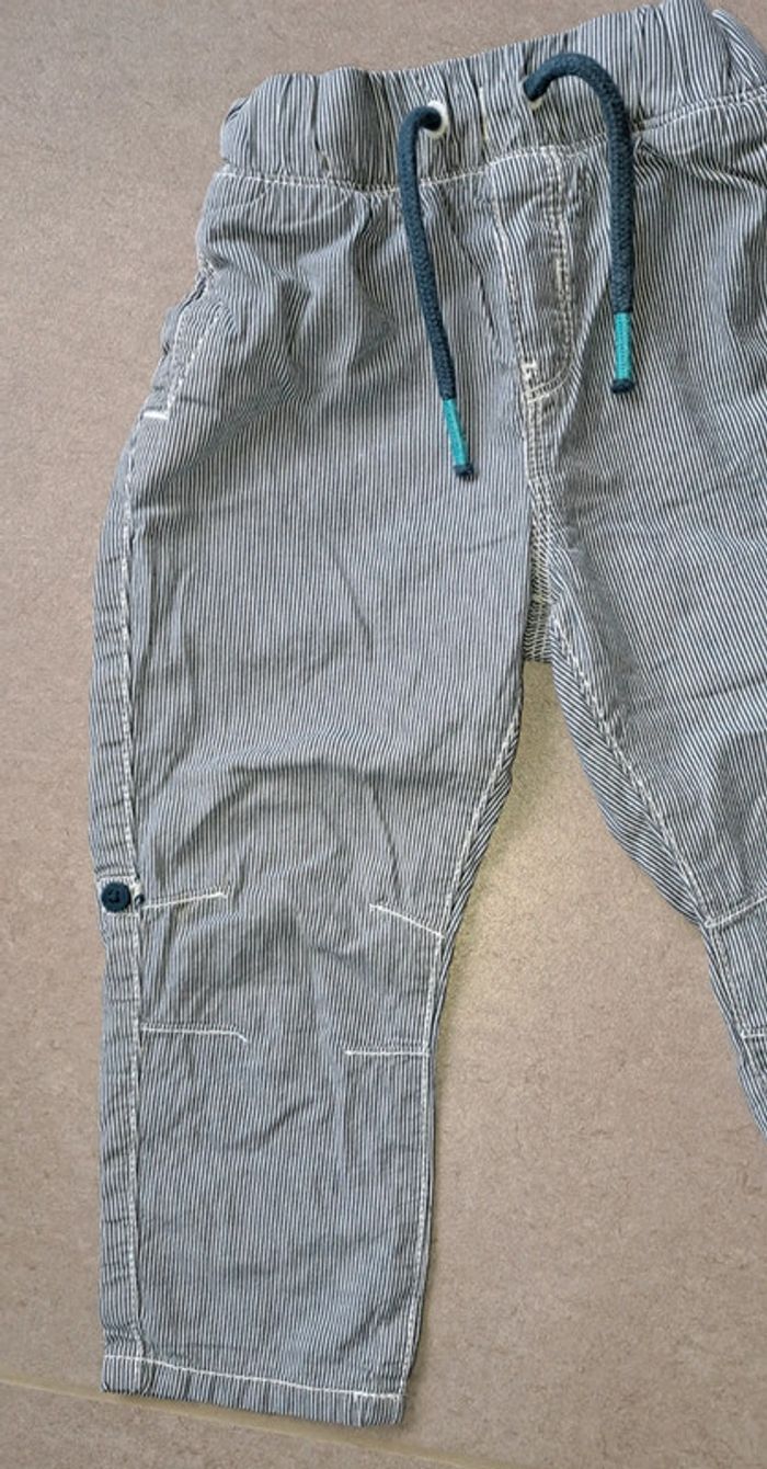 Pantalon rayé 18 mois Obaïbi - photo numéro 3