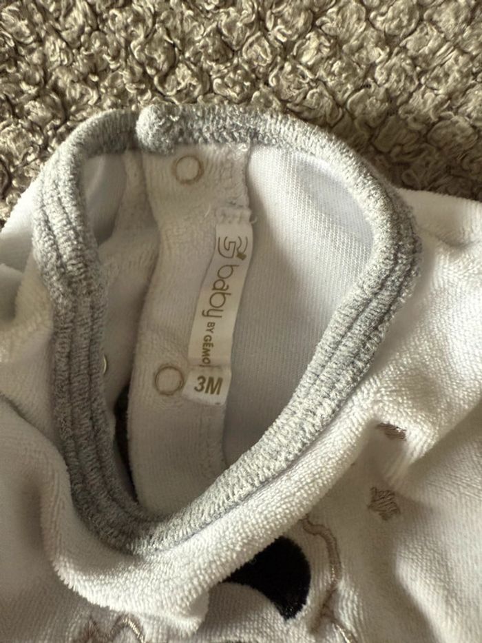 Pyjamas une pièce panda (3mois) - photo numéro 3