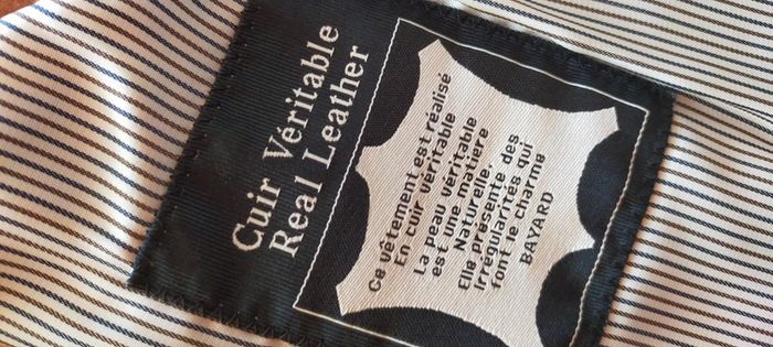 Blouson homme en cuir nubuck Bayard - photo numéro 5