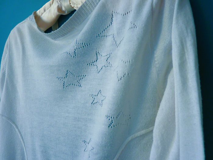 Gilet Fille Teddy Smith 14 ans blanc etoile argent ceremonie mariage TBE - photo numéro 5