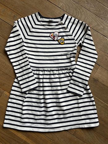 Robe rayée Petit Bateau 8 ans