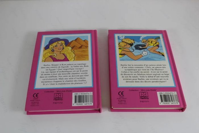 Hemma Barbie 2 livres Tresor des pirates et secret du pharaon - photo numéro 2