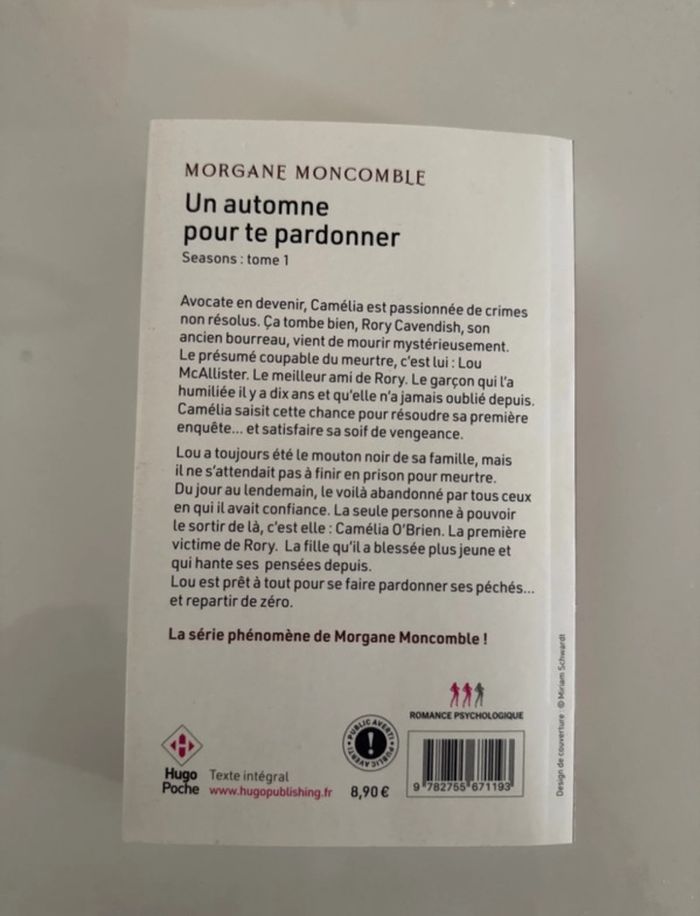 Livre de poche Un automne pour te pardonner - photo numéro 2