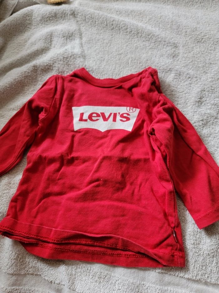 Lot de 6 tee-shirts manches longues 6 mois - photo numéro 2