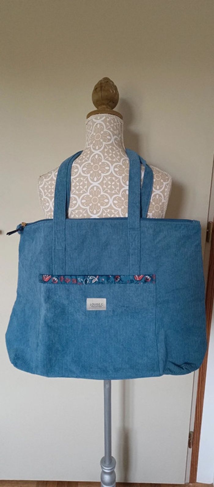 Sac bleu neuf - photo numéro 2