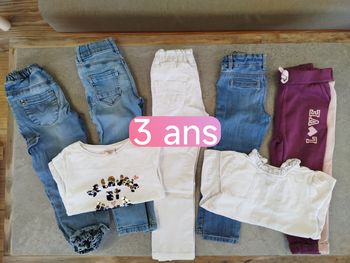 Lot vêtements fille 