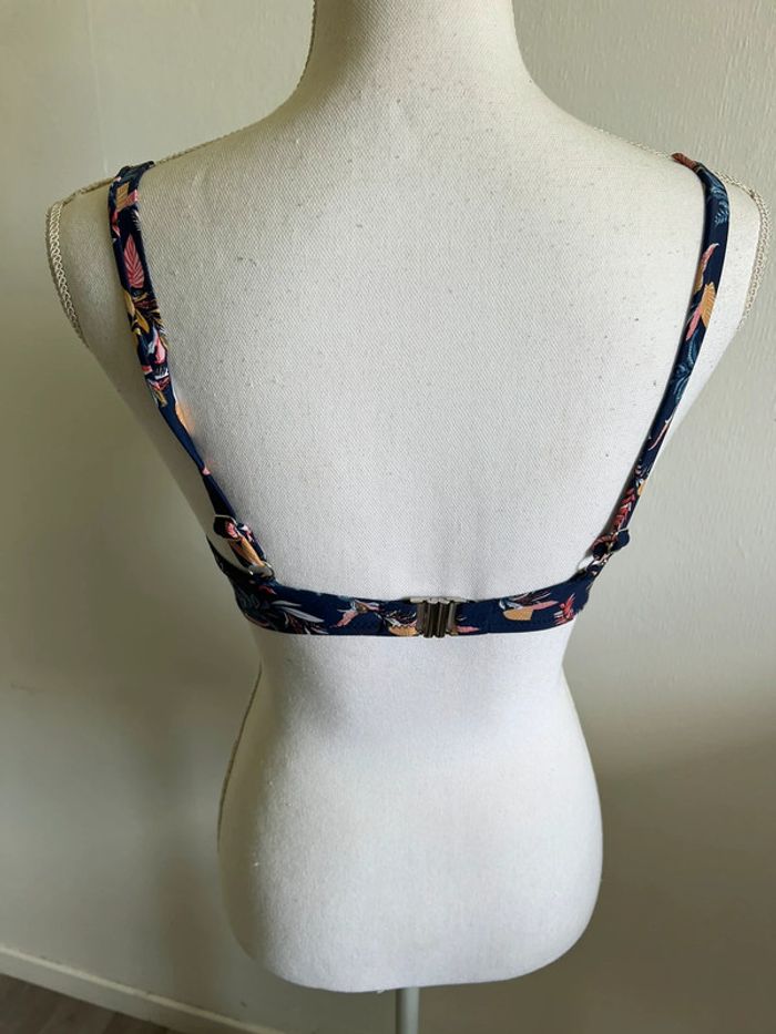 Haut de maillot de bain rouge gorge - photo numéro 3