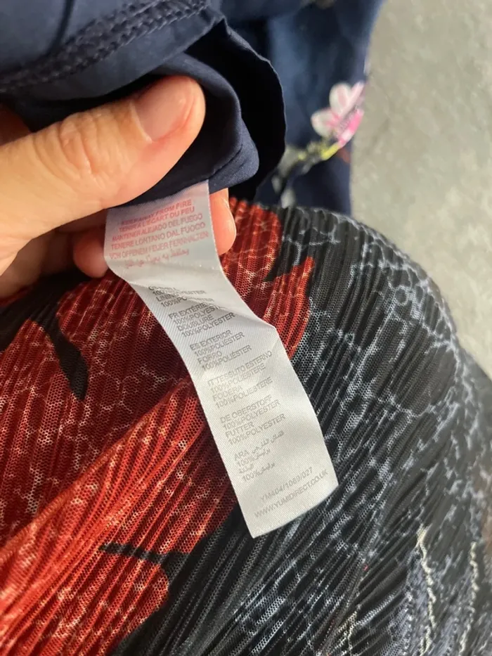 Robe femme fleurs et papillons - photo numéro 3