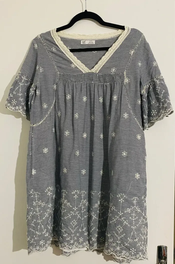 Robe A Rayures Zara