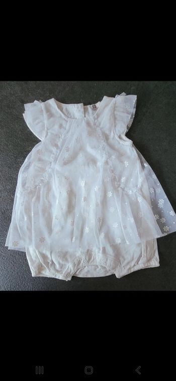 Combinaison blanche uni