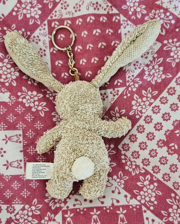 Porte clé lapin peluche - photo numéro 2