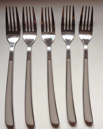 5 fourchettes stainless steel