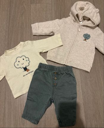 Ensemble bébé garçon 1 mois