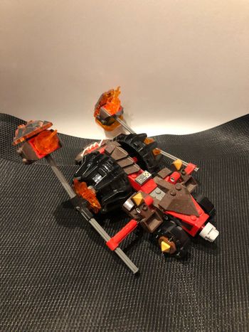 Lego 70313 Nexo night l’écrase lave de Moltor non complet