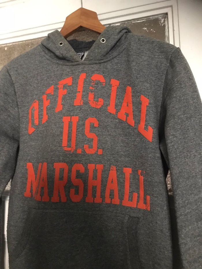 Sweat à capuche marque Us Marshall taille S - photo numéro 4