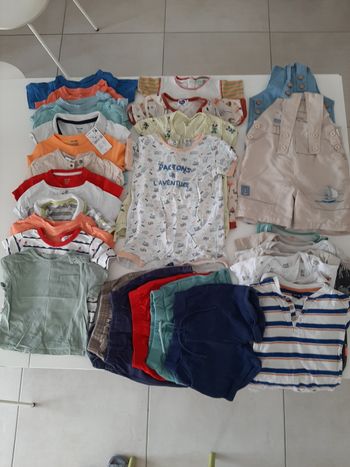 Lot vêtements garçon 12 mois été