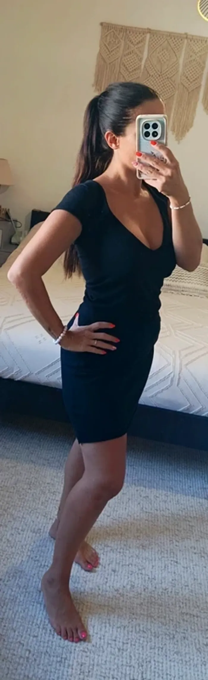 Petite robe noir Zadig & Voltaire T2 matière laine légère fluide modèle New Jazz - photo numéro 2