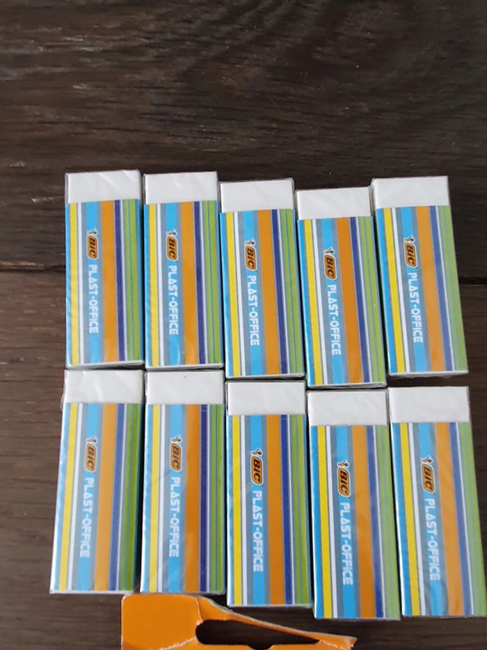 Lot de gomme et crayon - photo numéro 2