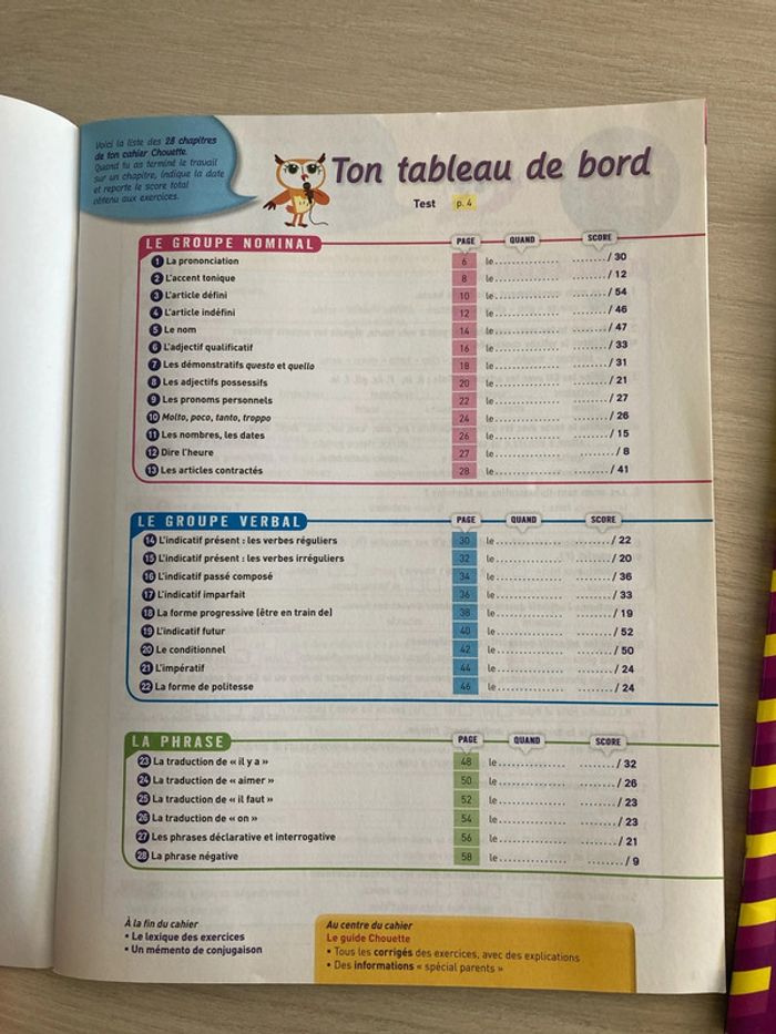 2 cahiers de révision Italien Collège (Hatier) Neuf avec corrigés - photo numéro 2