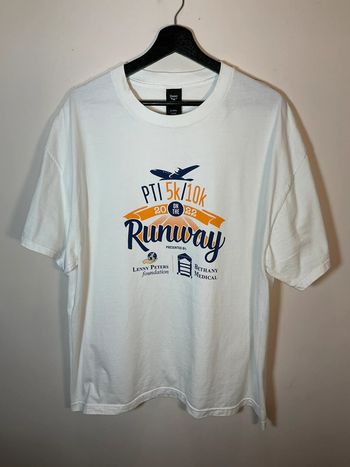 T-shirt blanc pour homme Hanes PTI Runway on tour 2022 taille XL 369