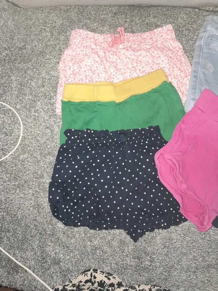 Lot 7 short et 1 jupe 18/24 mois - photo numéro 2