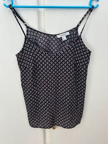 Top à bretelles débardeur - atmophere bleu et bordeaux taille 36