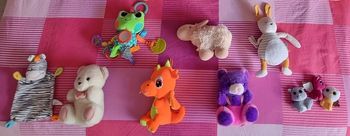 Peluche au choix - prix variable de 1 à 5e l'unité
