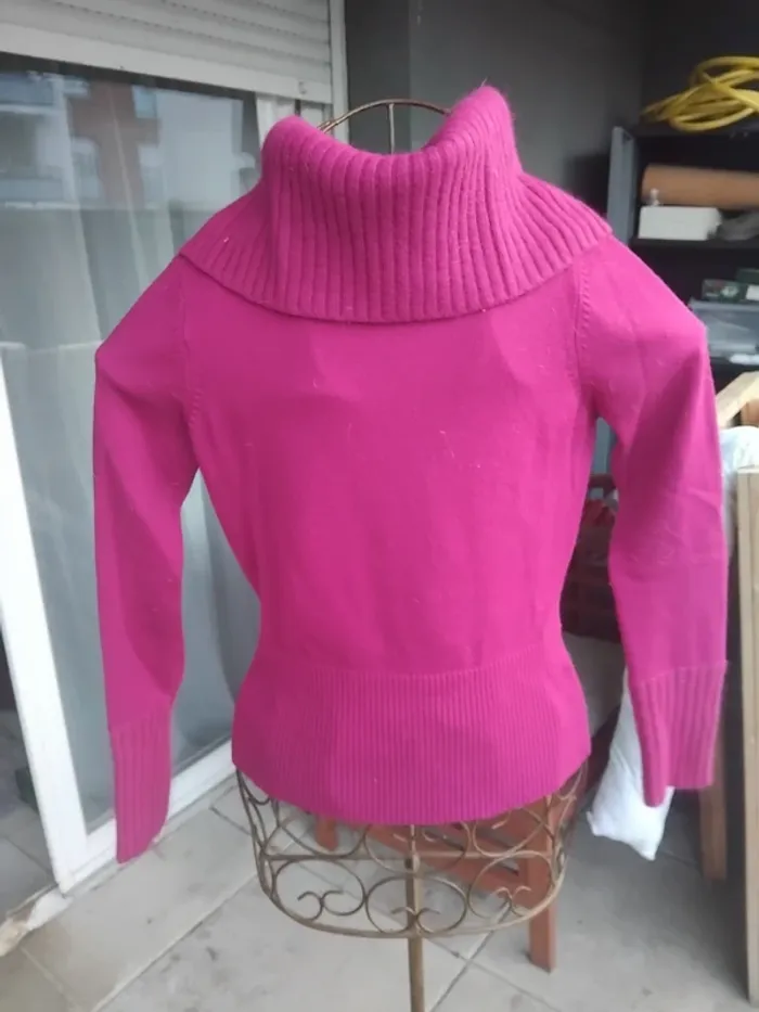 Pull hiver col roulé