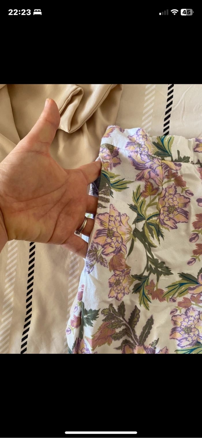 Pantalon imprimé fleurs - photo numéro 6