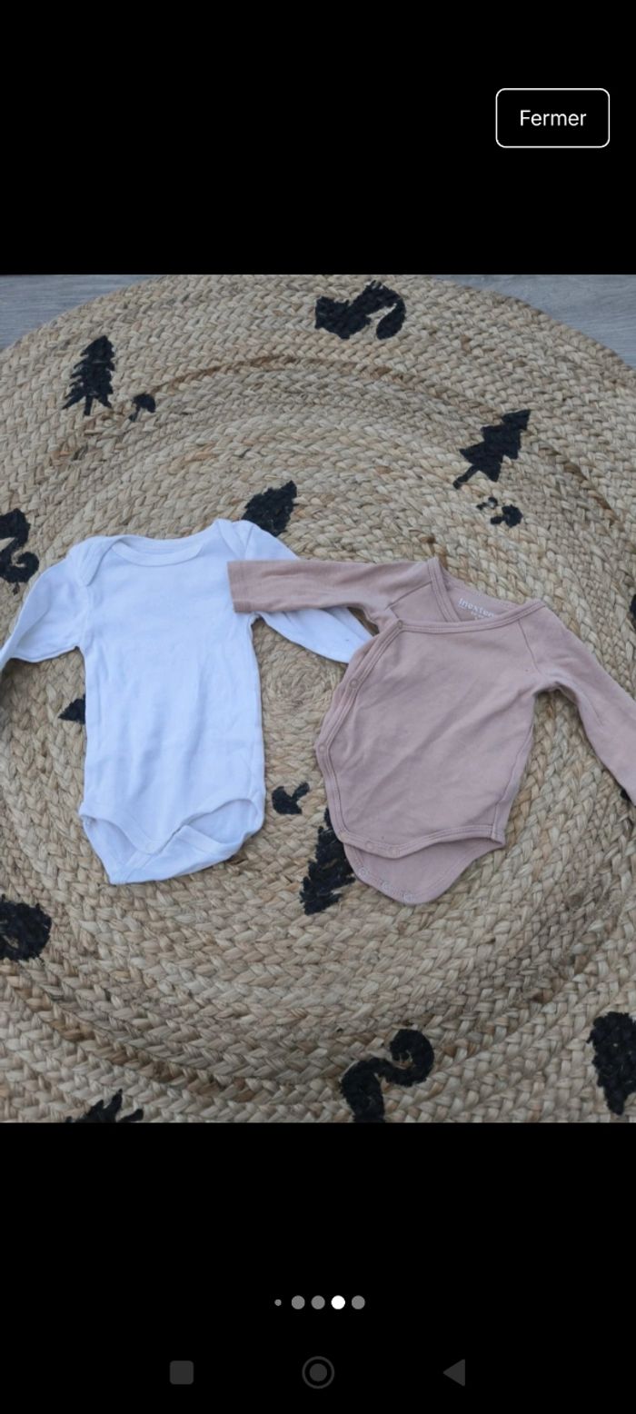 Lot 13 bodys manches longues 1 mois - photo numéro 5