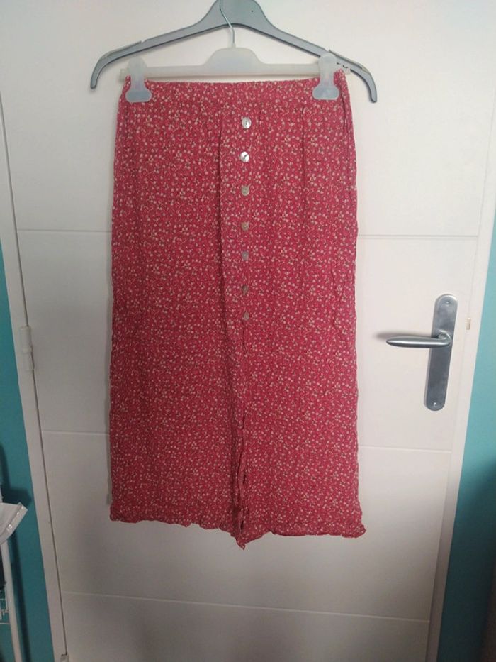 Jupe midi mi-longue été