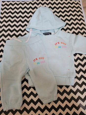 Ensemble Jogging bleu ciel