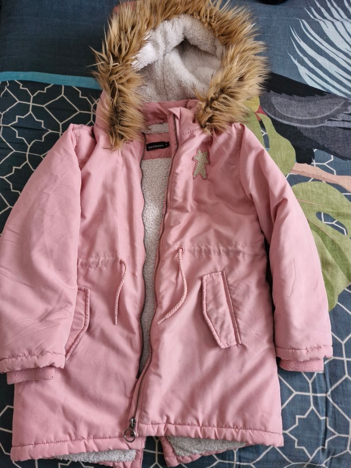 Manteau fille rose - 8ans - marque in extenso
