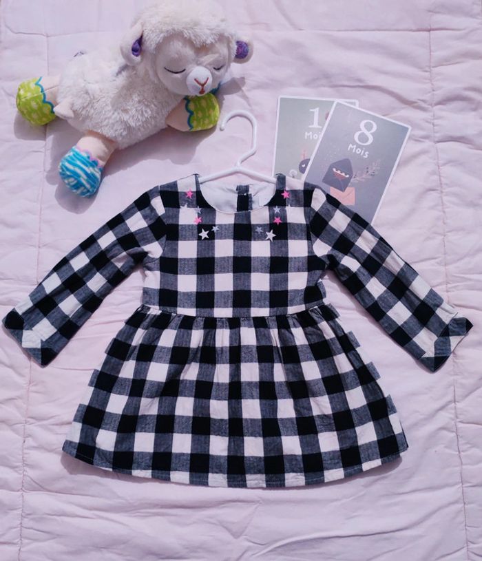 Robe à carreaux Primark 18 mois