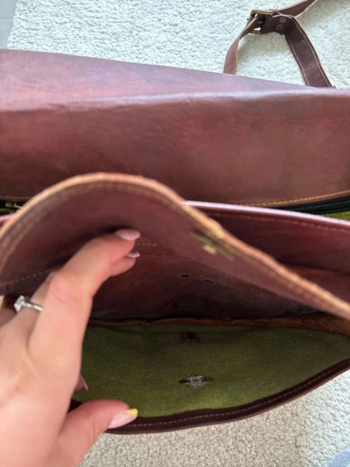 Besace en cuir - photo numéro 6