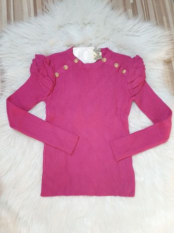 Pull en mailles côtelées 14 ans