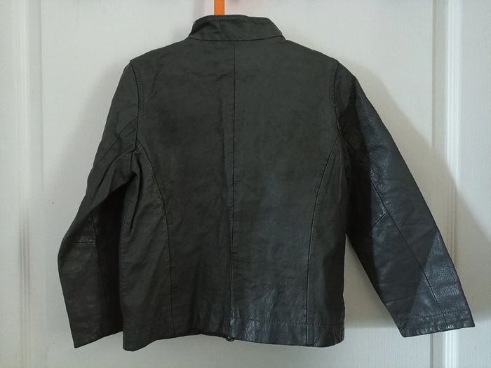 Véritable veste en cuir Ikks 6 ans - photo numéro 4