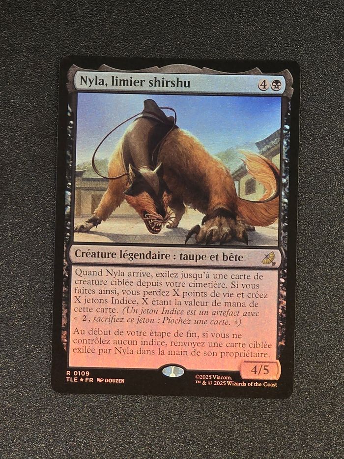 Magic the gathering - Nyla, limier de shirshu - Foil - Avatar, le dernier maître de l’air